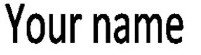 Schriftart 1