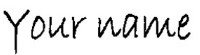 Schriftart 3