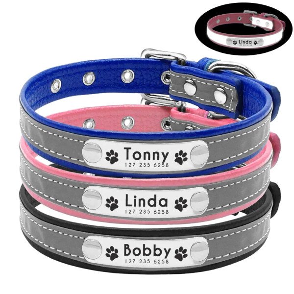 Personalisiertes Hundehalsband mit Namensgravur – Gravur-Halsband