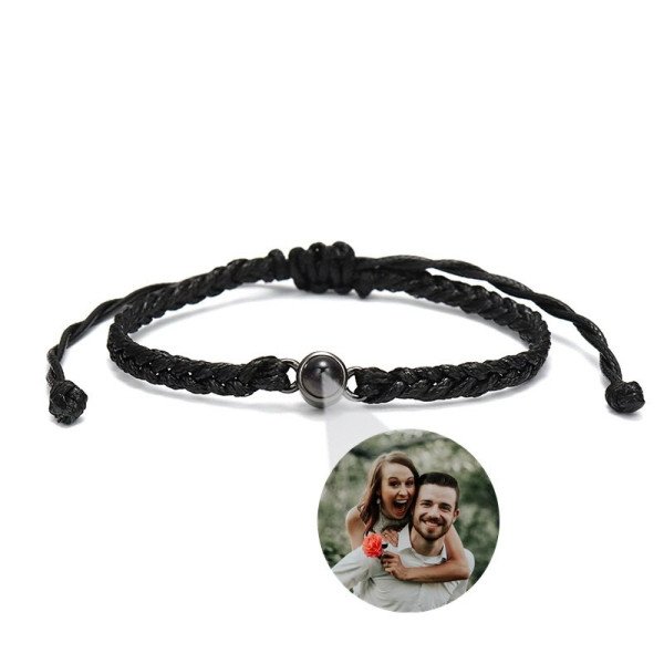 Projektions-Armband aus Stoff – personalisiert mit eigenem Foto